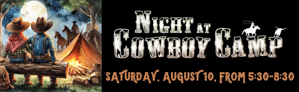 Night at Cowboy Camp Fundraiser Old Cowtown Museum Wichita Kansas